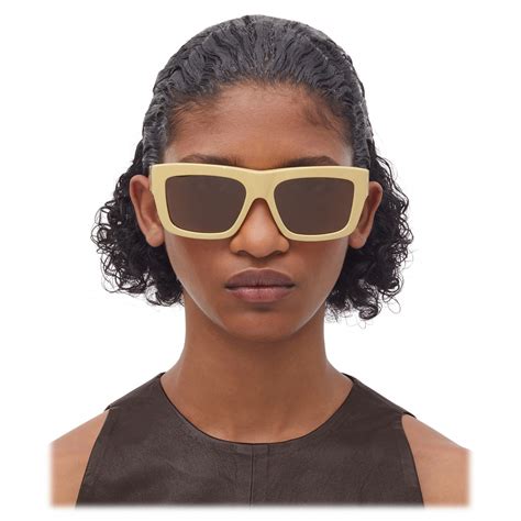 Bottega Veneta Acetate Square Sunglasses .